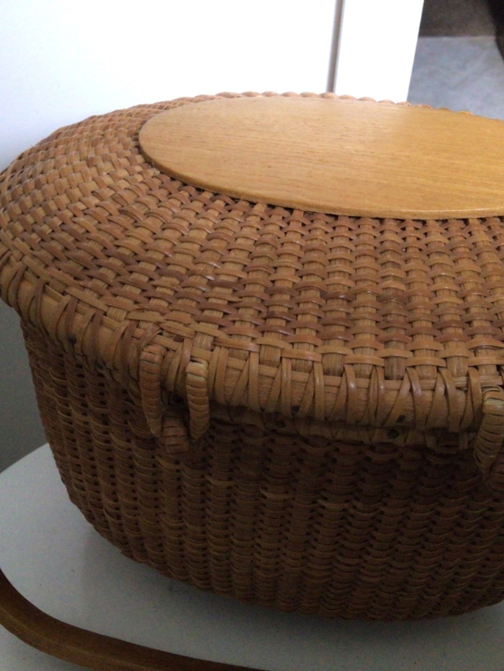 Nantucket lightship basket purse - Picture 3 of 4